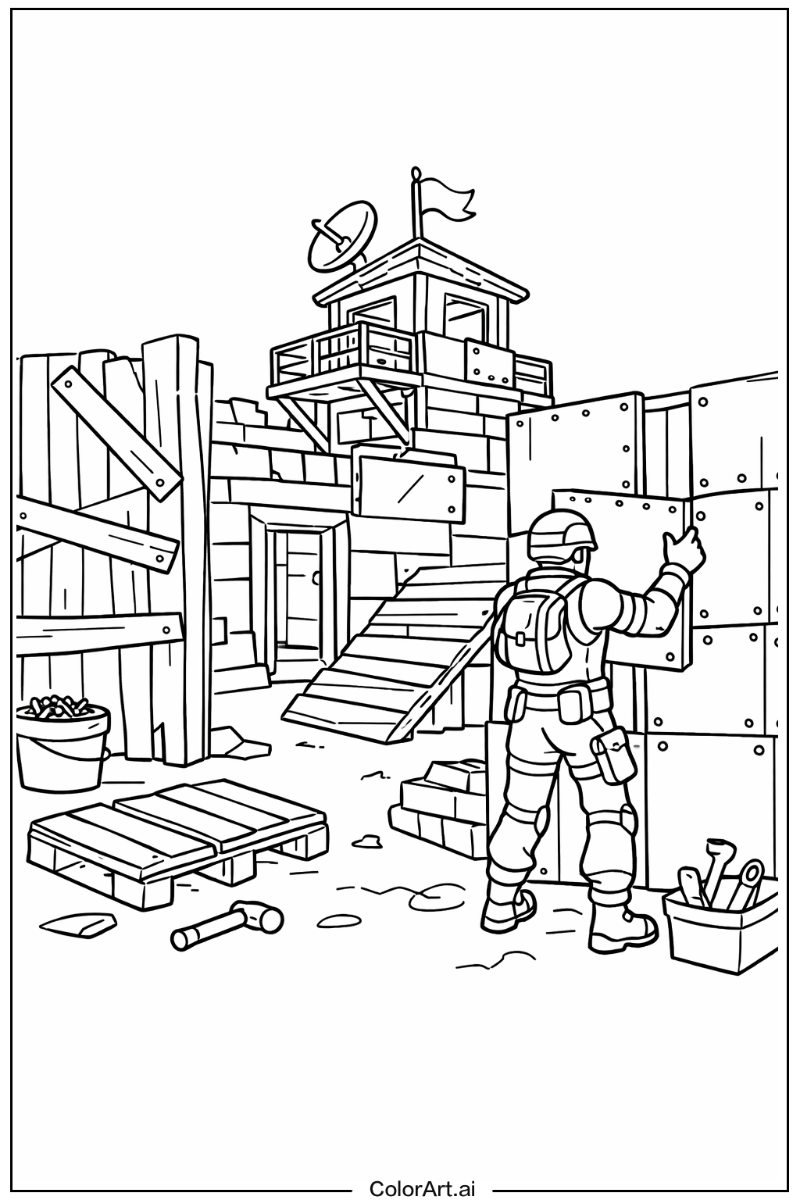 Building wall Fortnite Design