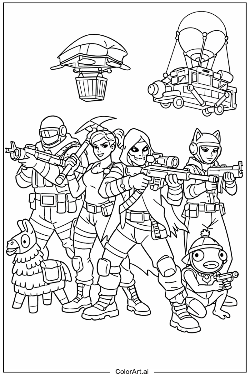 Full team Fortnite Design