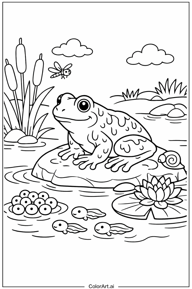 Frog with Slimy skin Theme