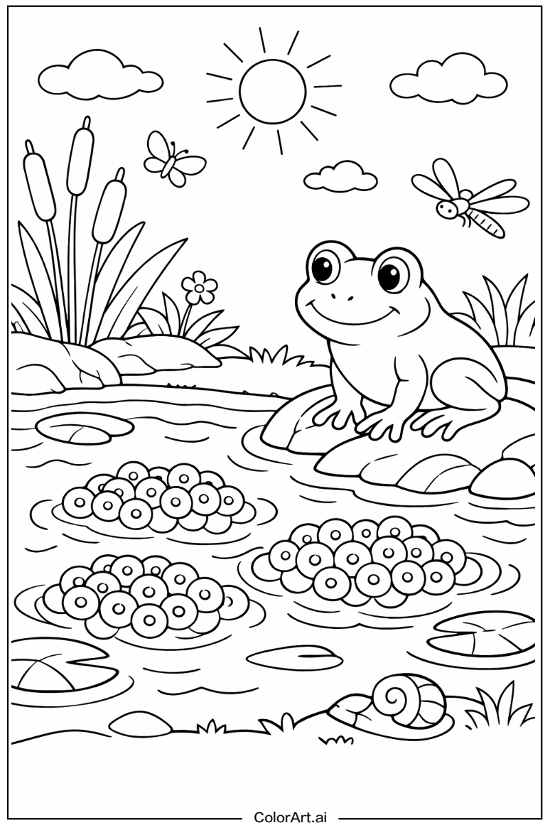 Eggs Frog Design