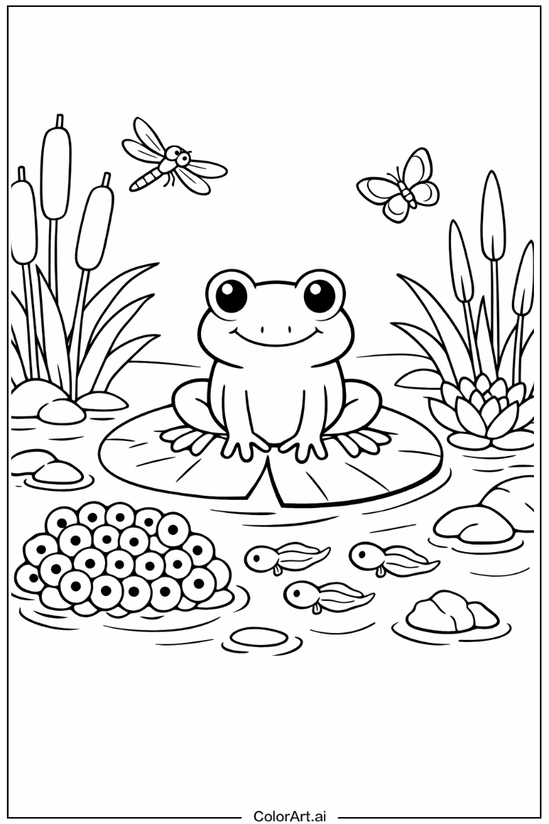 Frogspawn Frog Scene