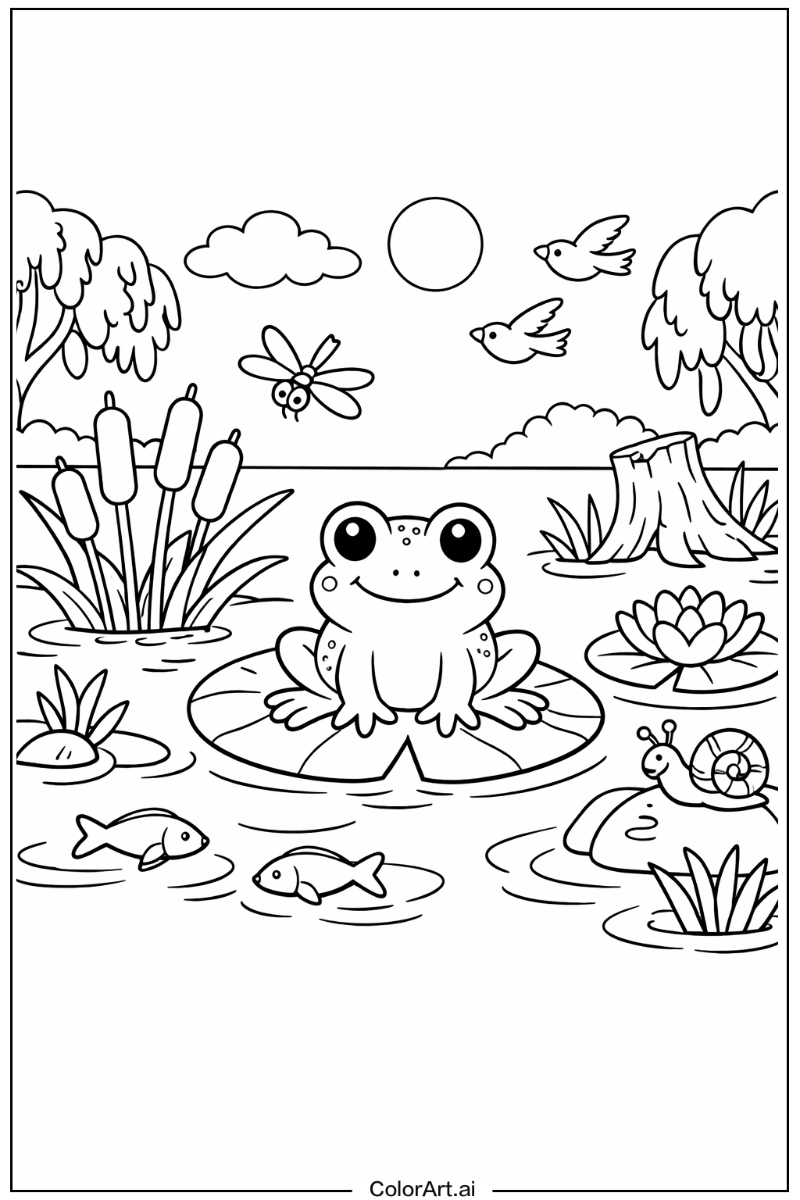 Swamp Frog Scene 2