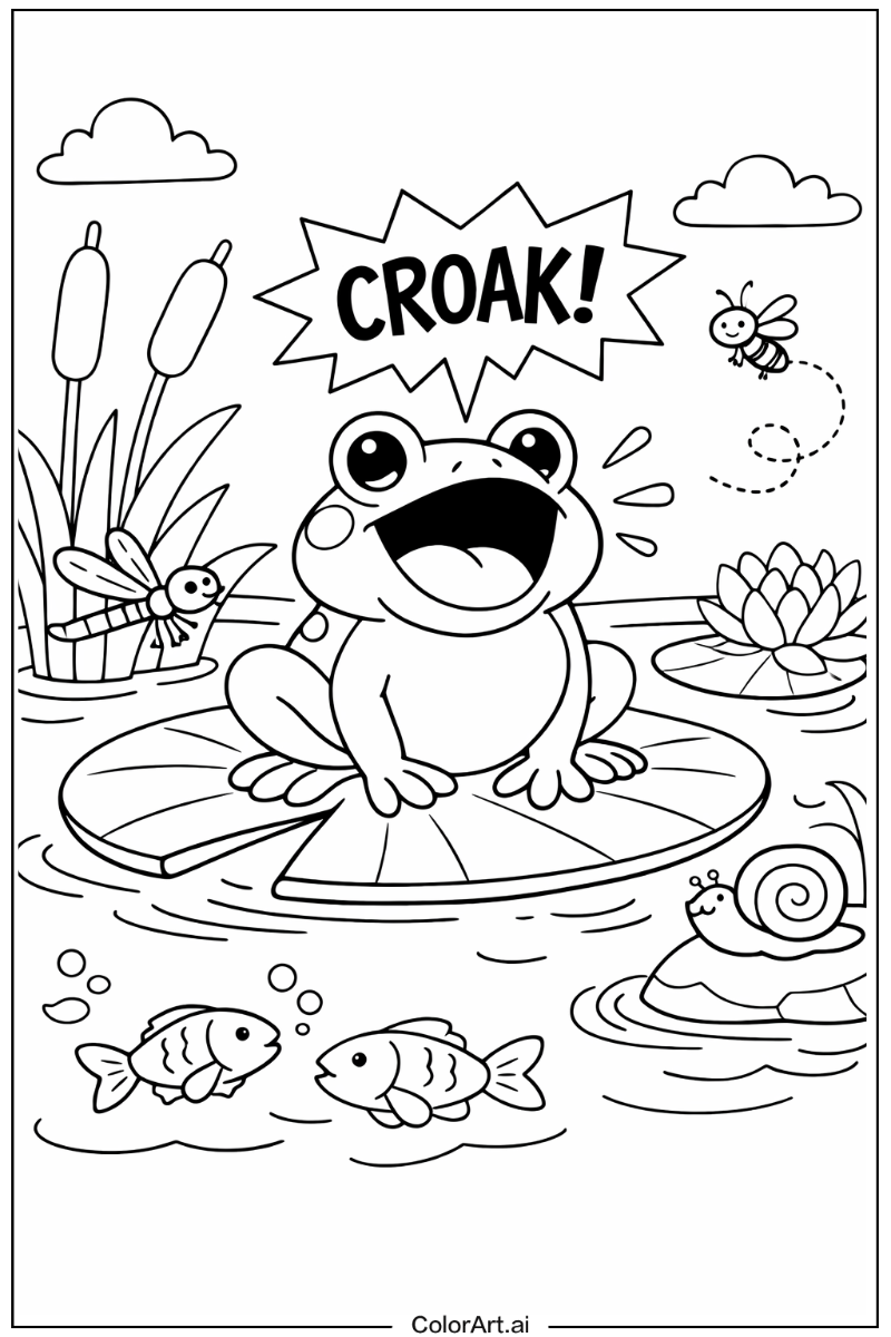 Croak Frog Design 2