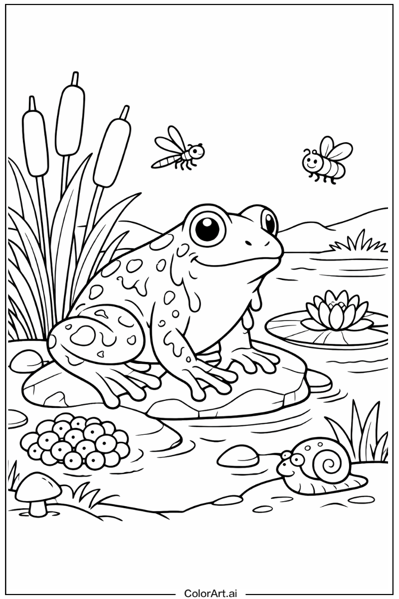 Frog with Slimy skin Theme 2