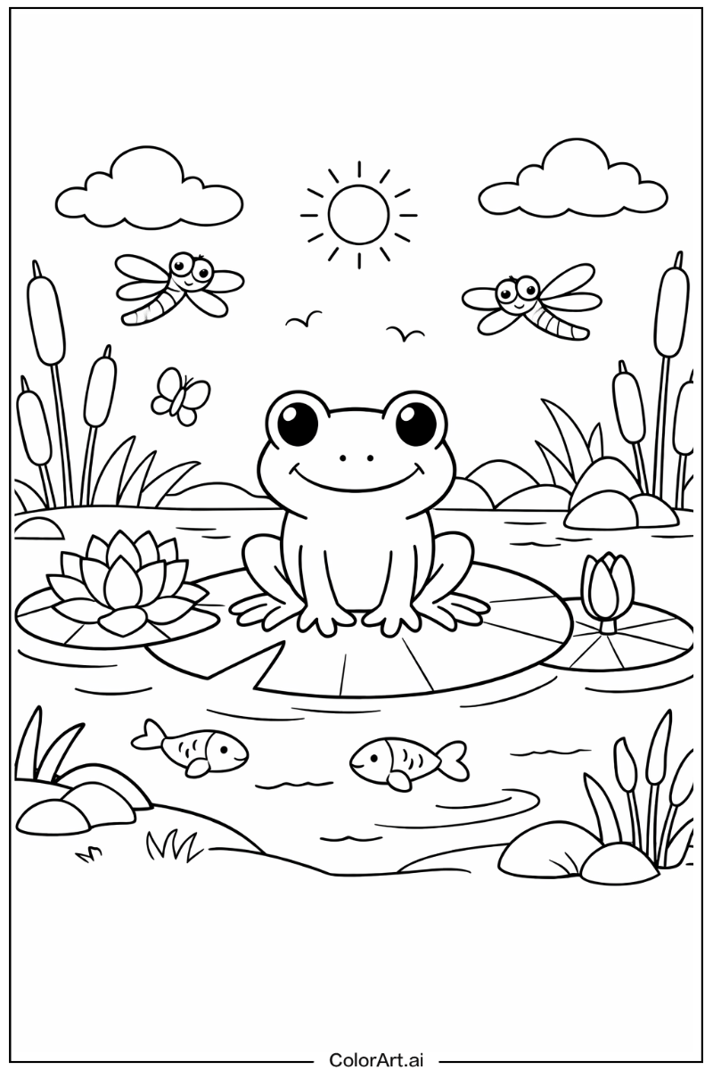 Pond Frog Design