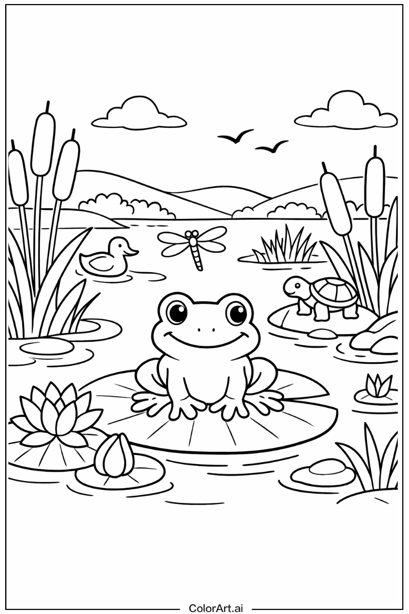 Wetland Frog Design