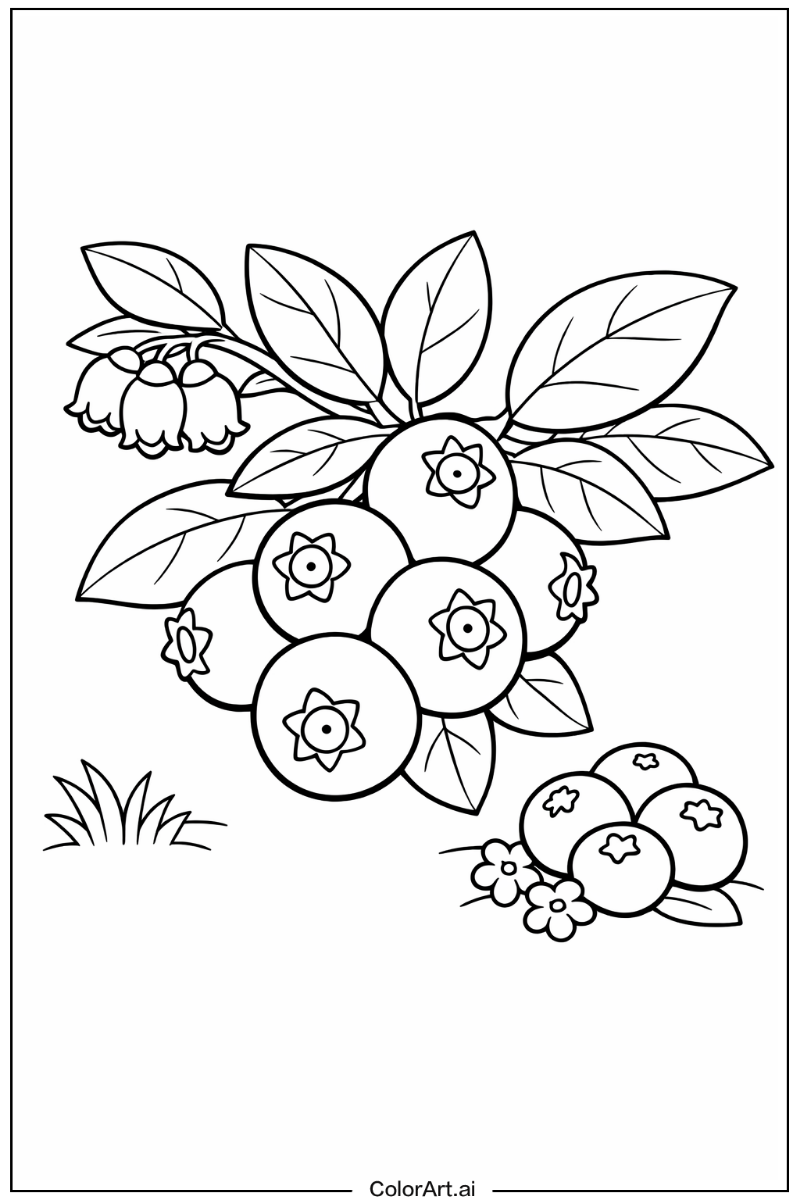 Fruit with Blueberry Theme