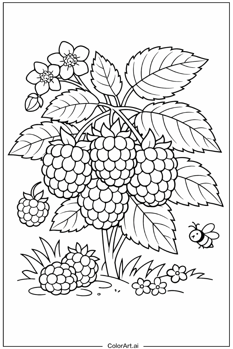Raspberry Fruit Design