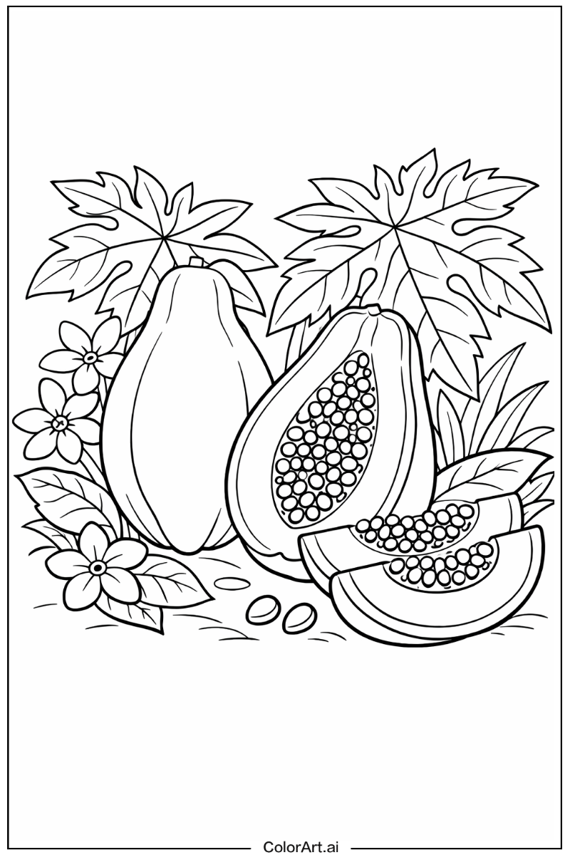 Fruit with Papaya Theme