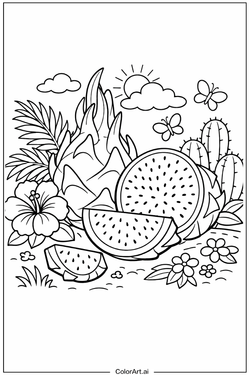 Dragon fruit Fruit Scene