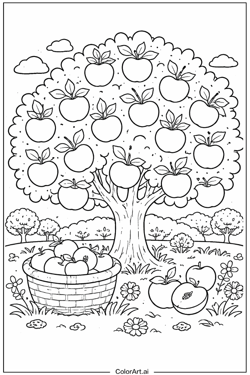 Apple Fruit Scene 2