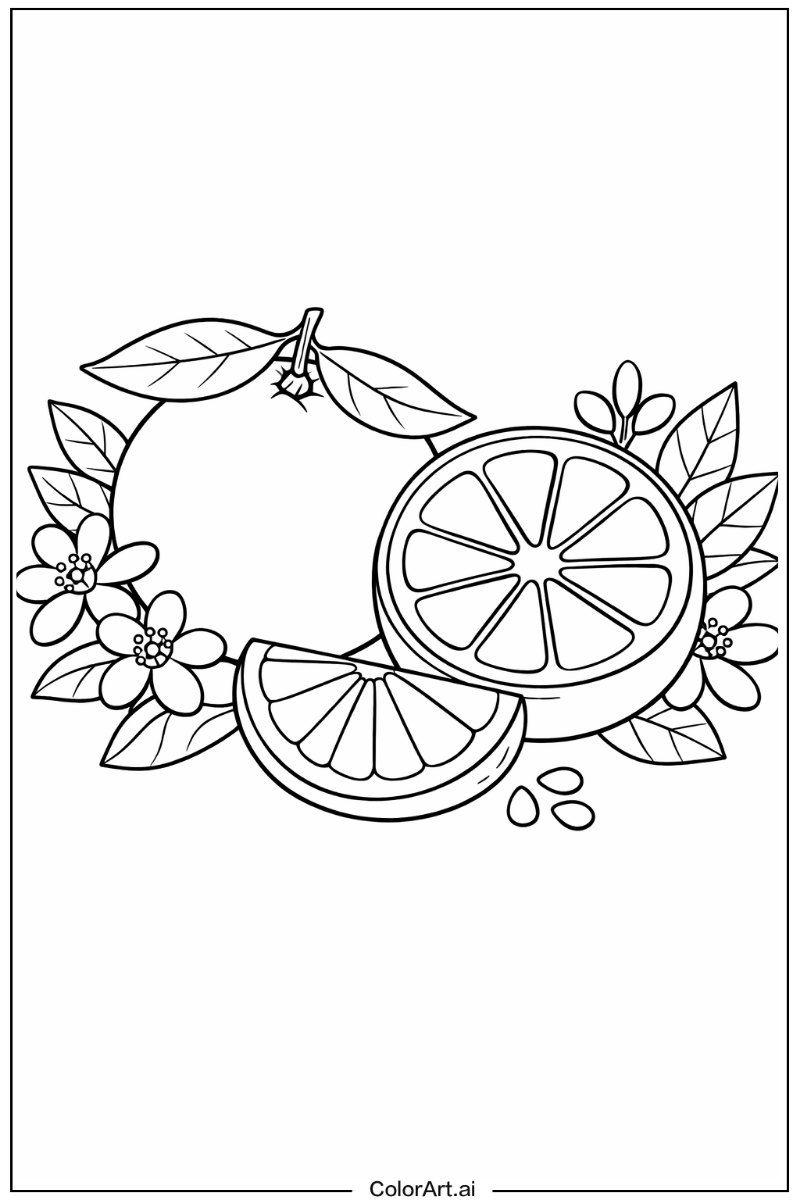 Grapefruit Fruit Design 2