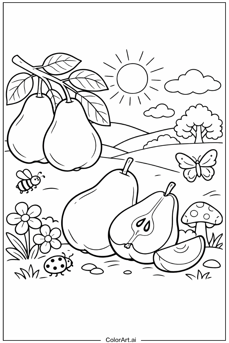 Fruit with Pear Theme 2