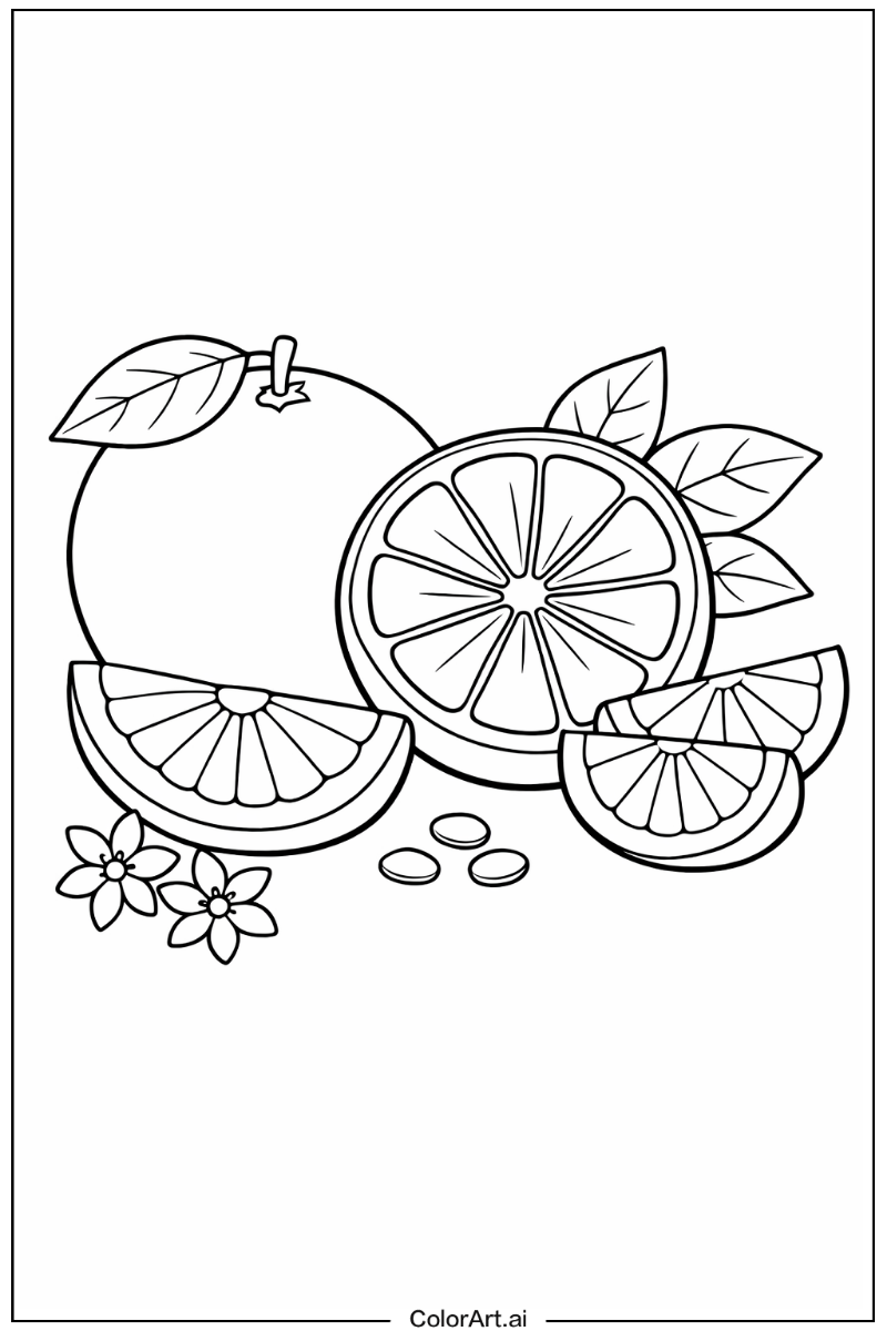 Grapefruit Fruit Design