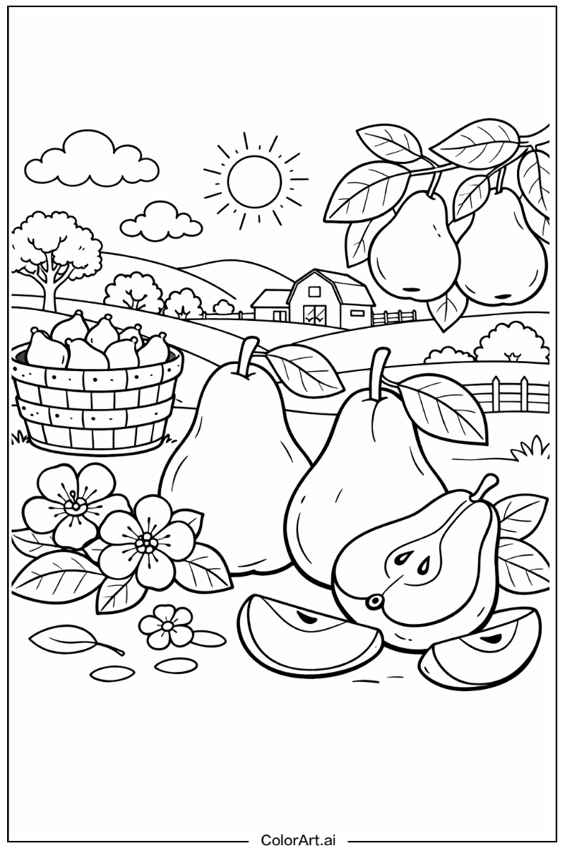 Fruit with Pear Theme