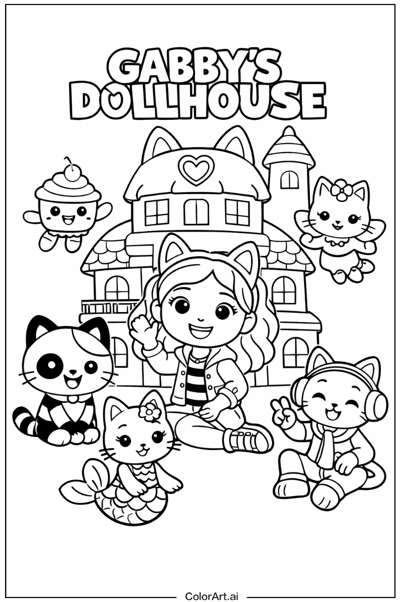 gabby's dollhouse with Friends 2