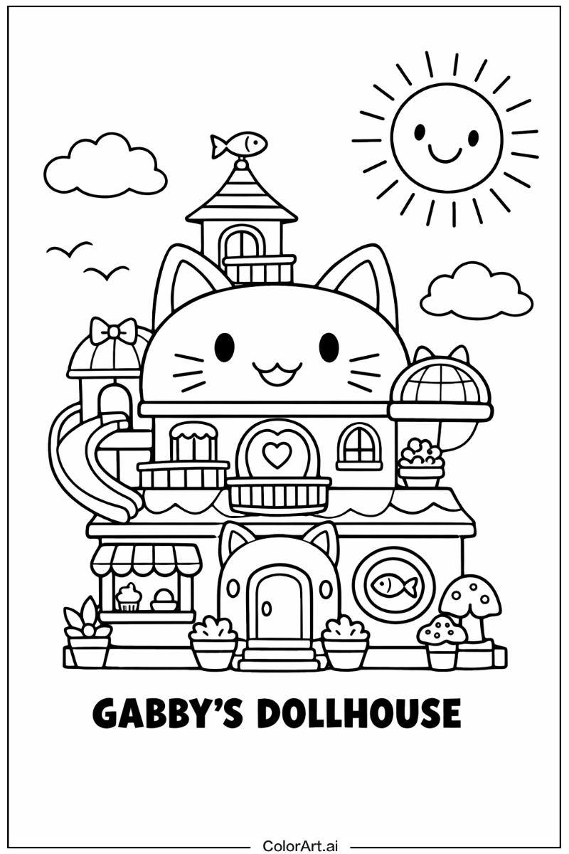 gabby's dollhouse Under the Sun 2