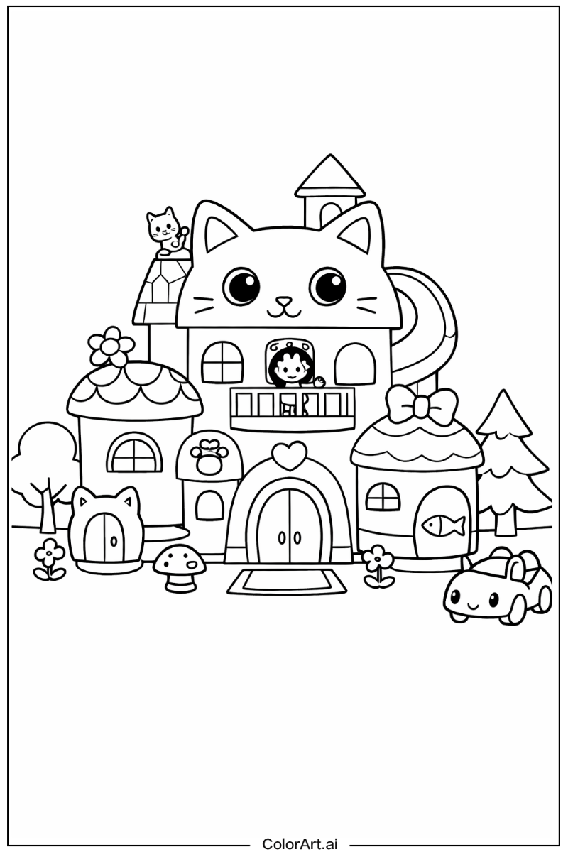 gabby's dollhouse in Nature 2