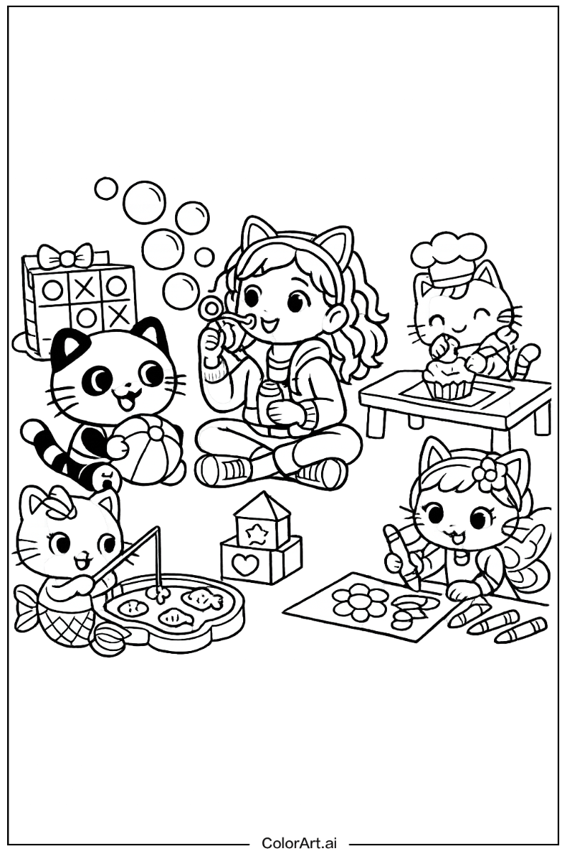 gabby's dollhouse Having Fun 2