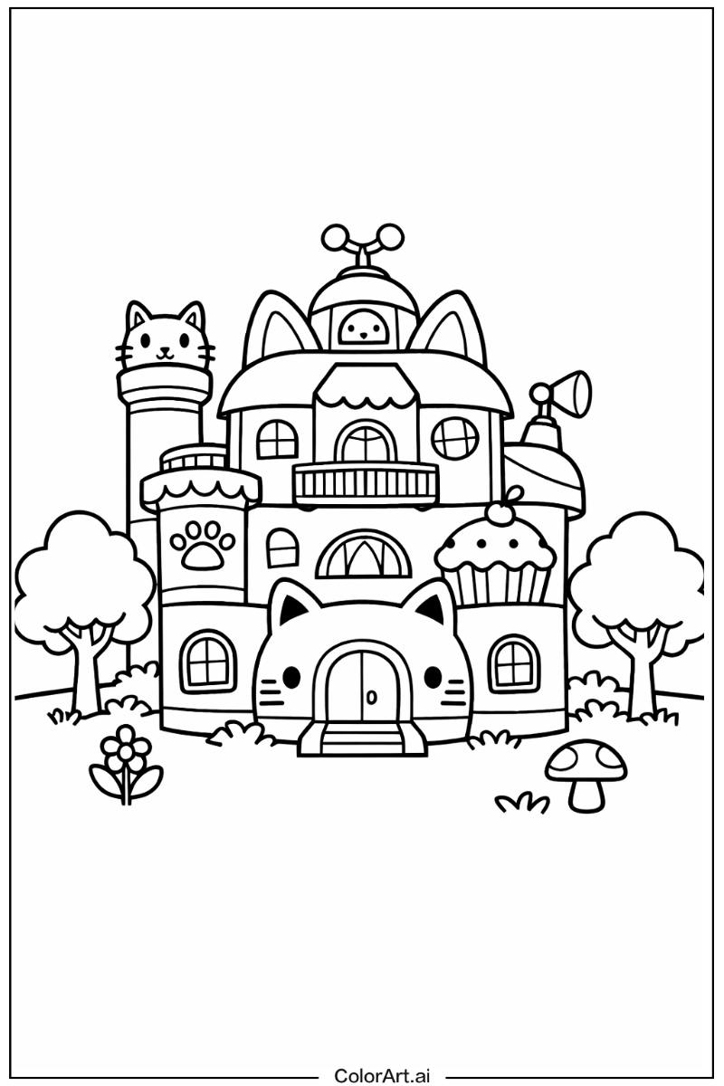 gabby's dollhouse in Nature 1