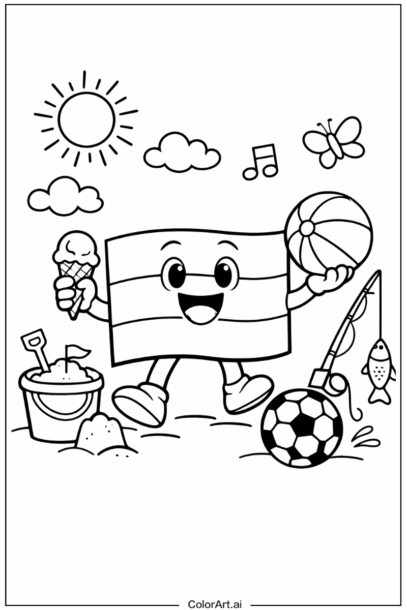 gabon flag Having Fun 3