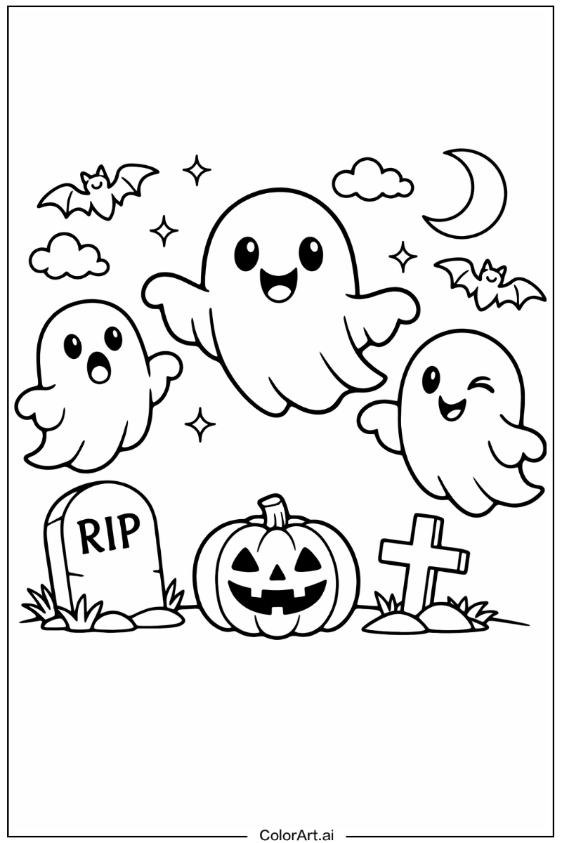 Floating ghost Ghost Scene