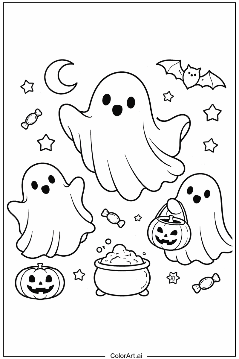 Sheet ghost Ghost Scene