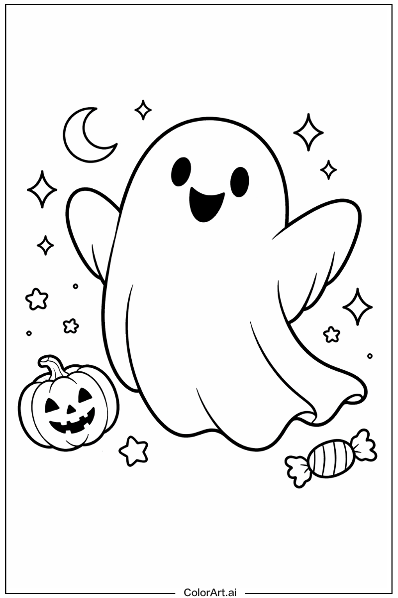 Ghost silhouette Ghost Scene