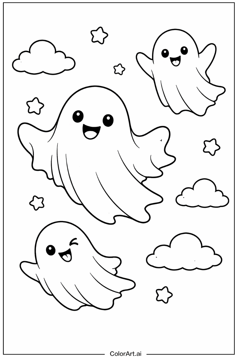 Ghost flying Ghost Design