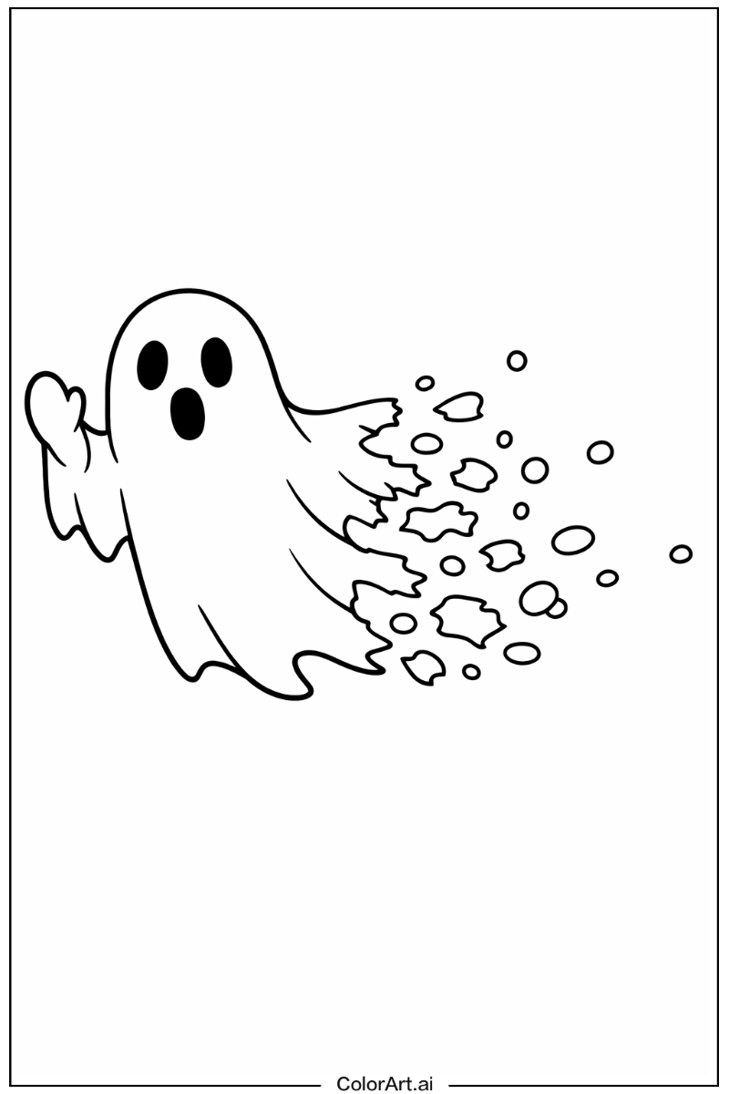 Ghost disappearing Ghost Design