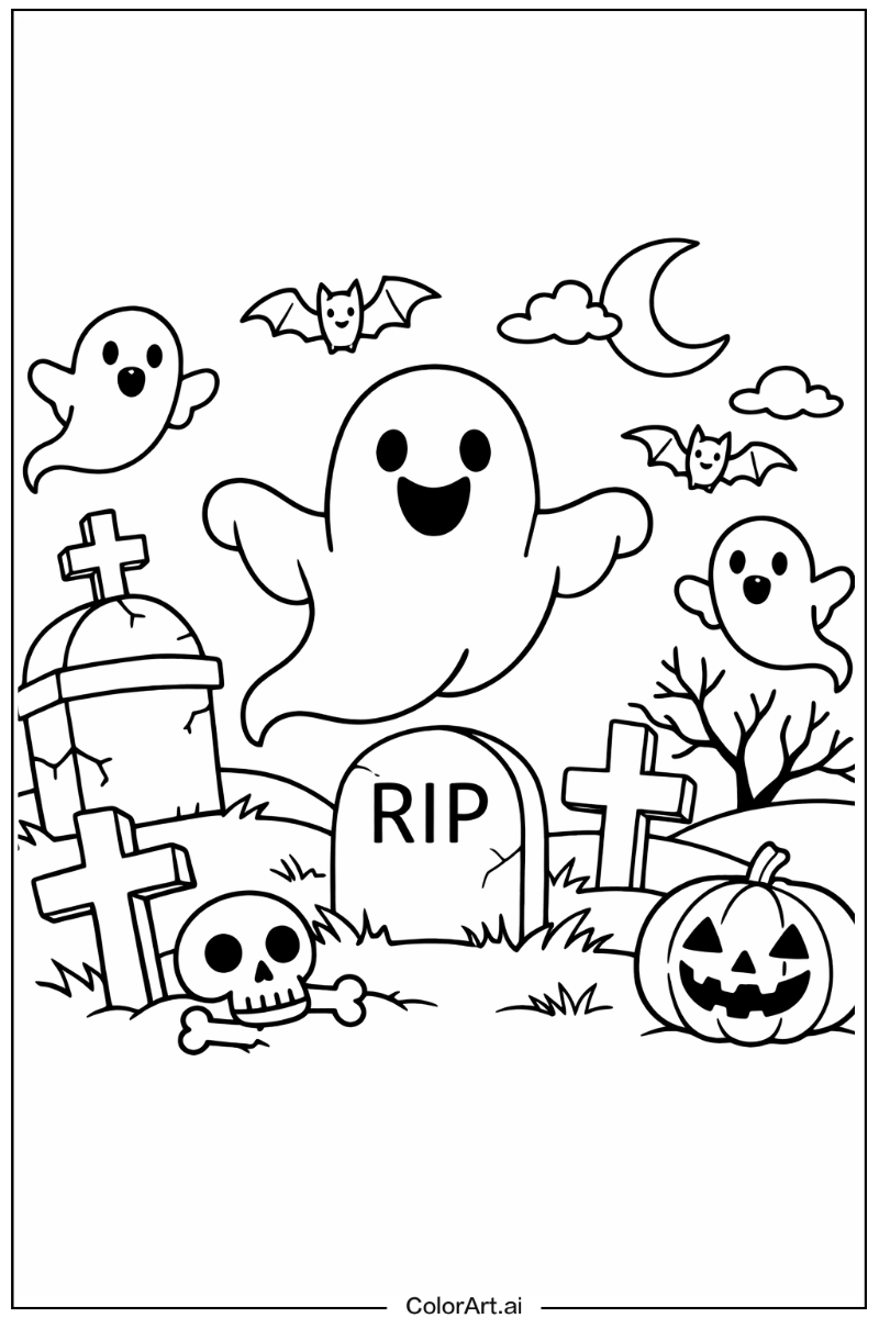 Ghost graveyard Ghost Design