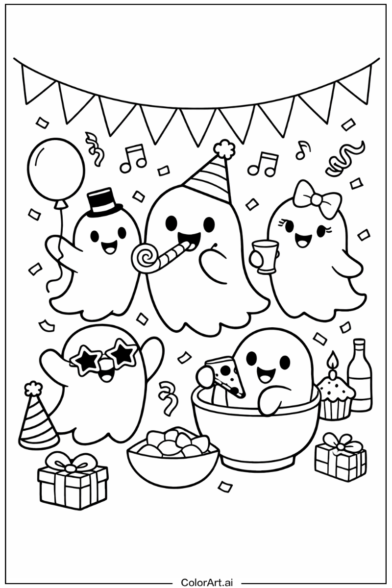 Party ghost Ghost Scene