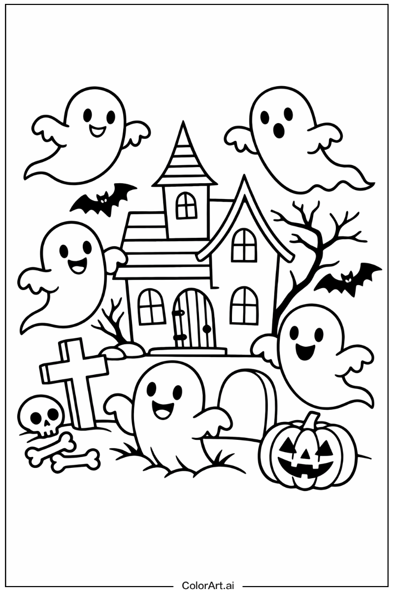 Haunted ghost Ghost Design 2