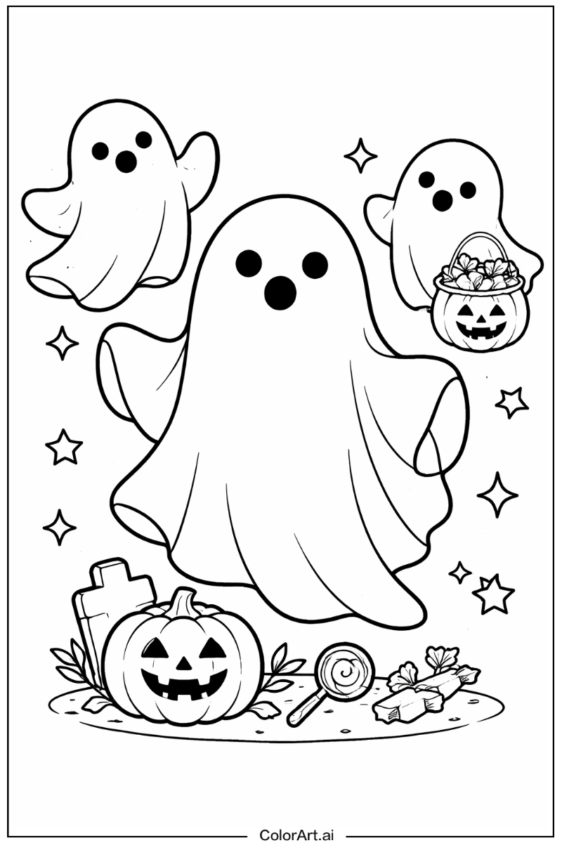 Sheet ghost Ghost Scene 2