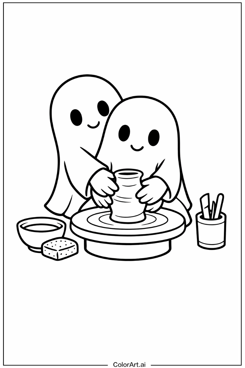 Ghost with Classic ghost Theme 2