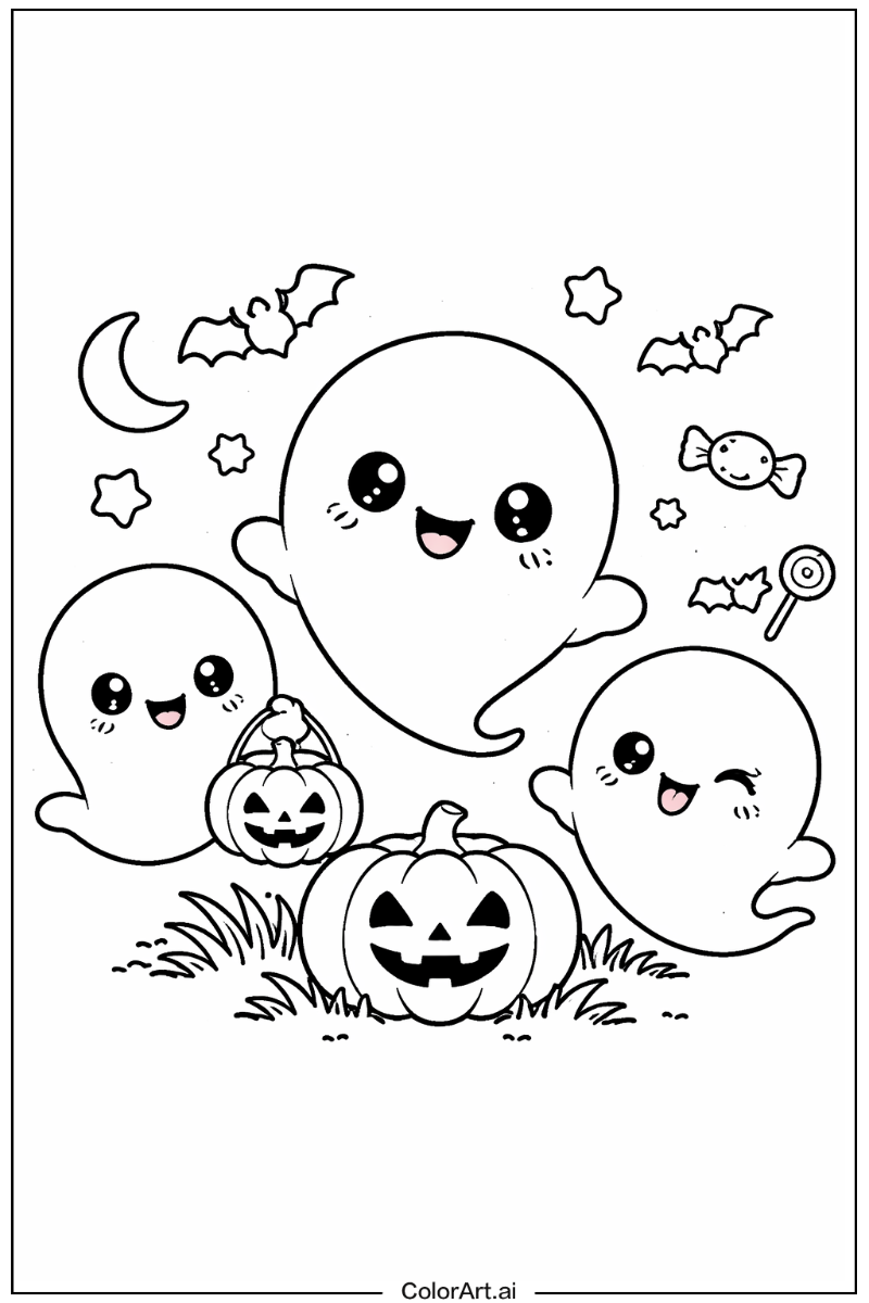 Chibi ghost Ghost Scene