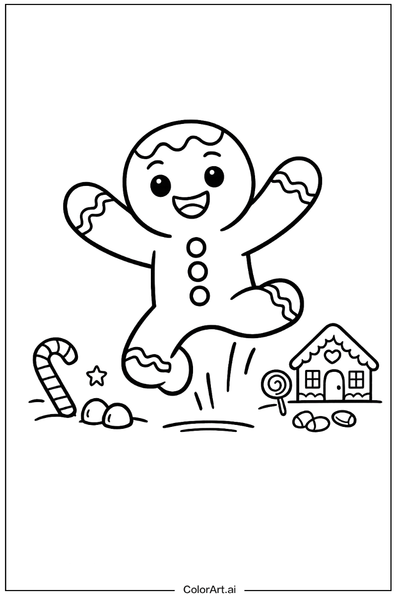 Gingerbread man jumping Gingerbread man Scene 2