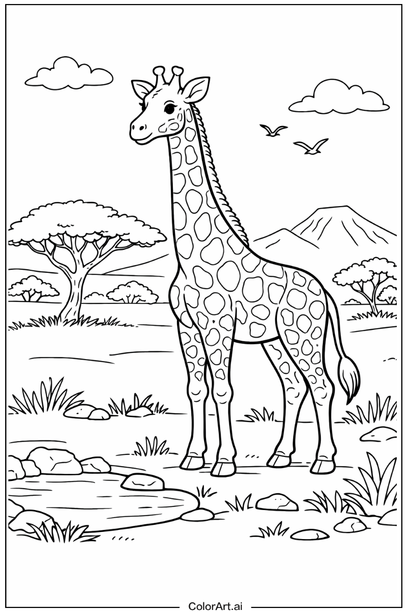 Alert Giraffe Design