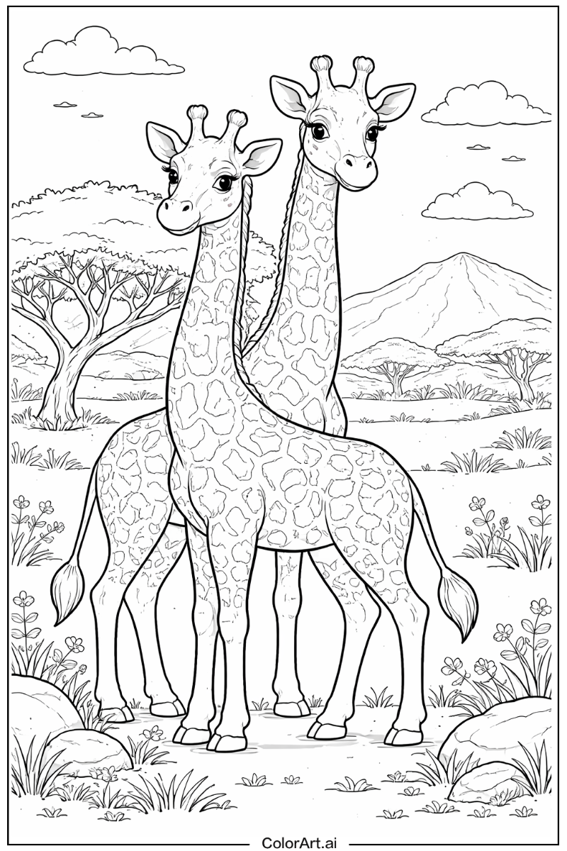 Adult giraffe Giraffe Design
