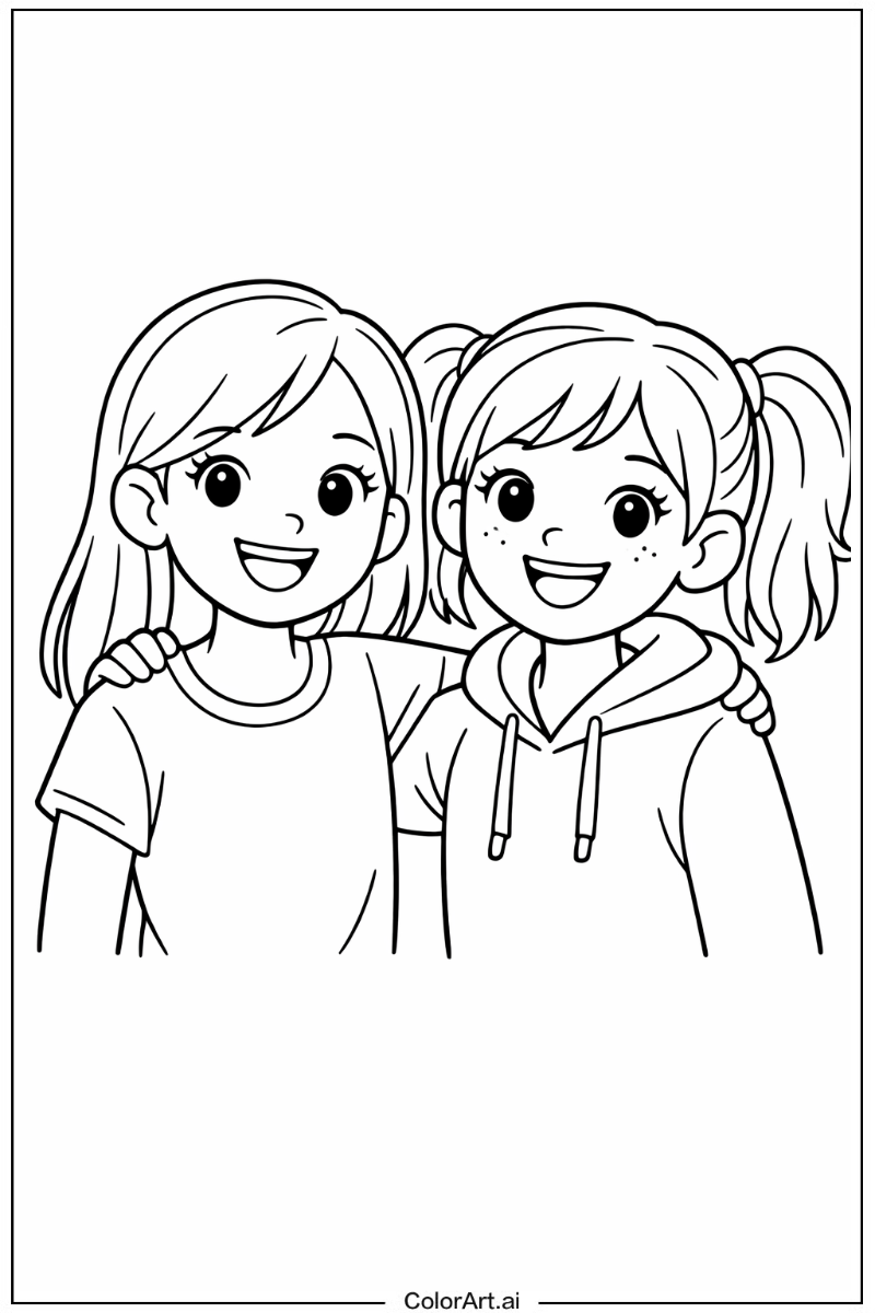 Happy Girls Portrait 2