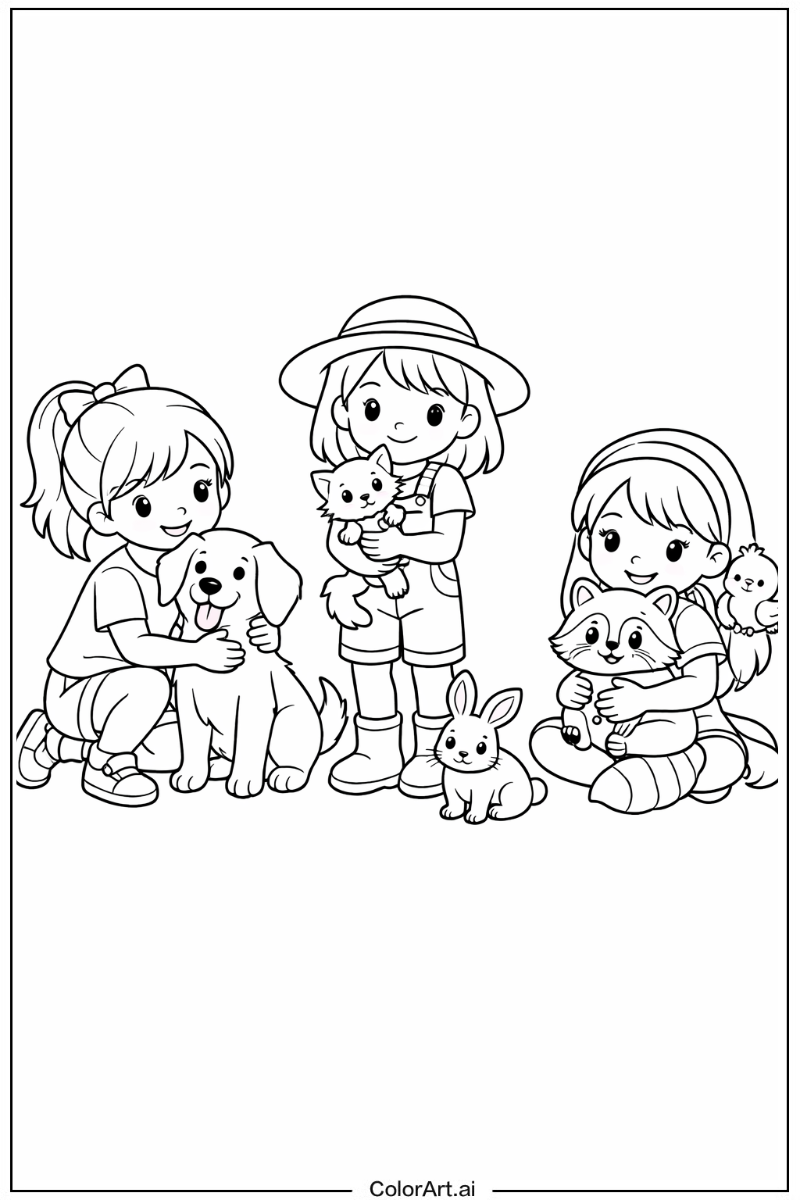 Girls with Friends 4