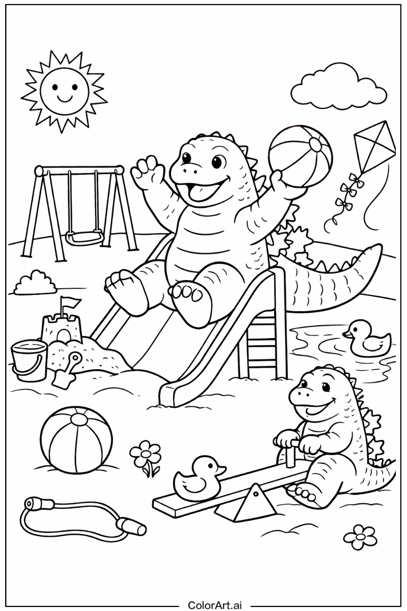 Godzilla Having Fun 3