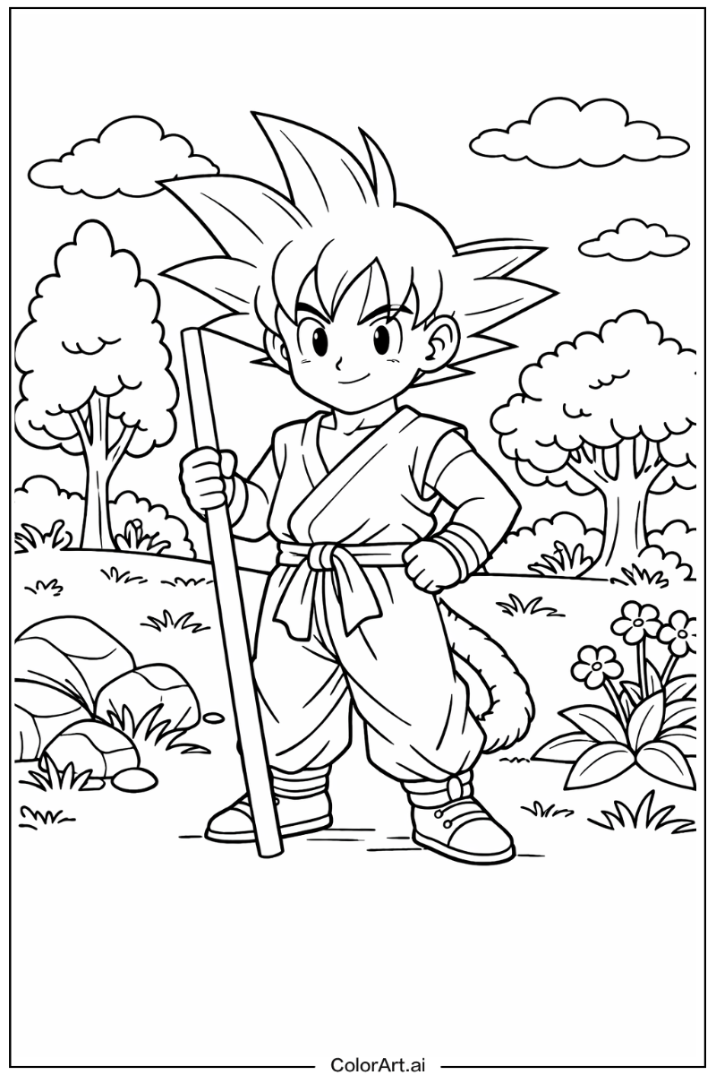 goku in Nature 4