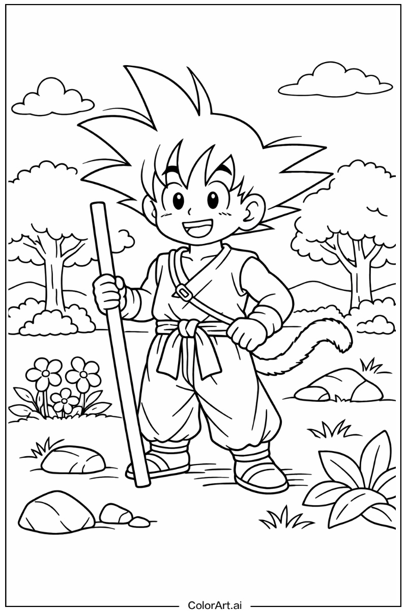 goku in Nature 5