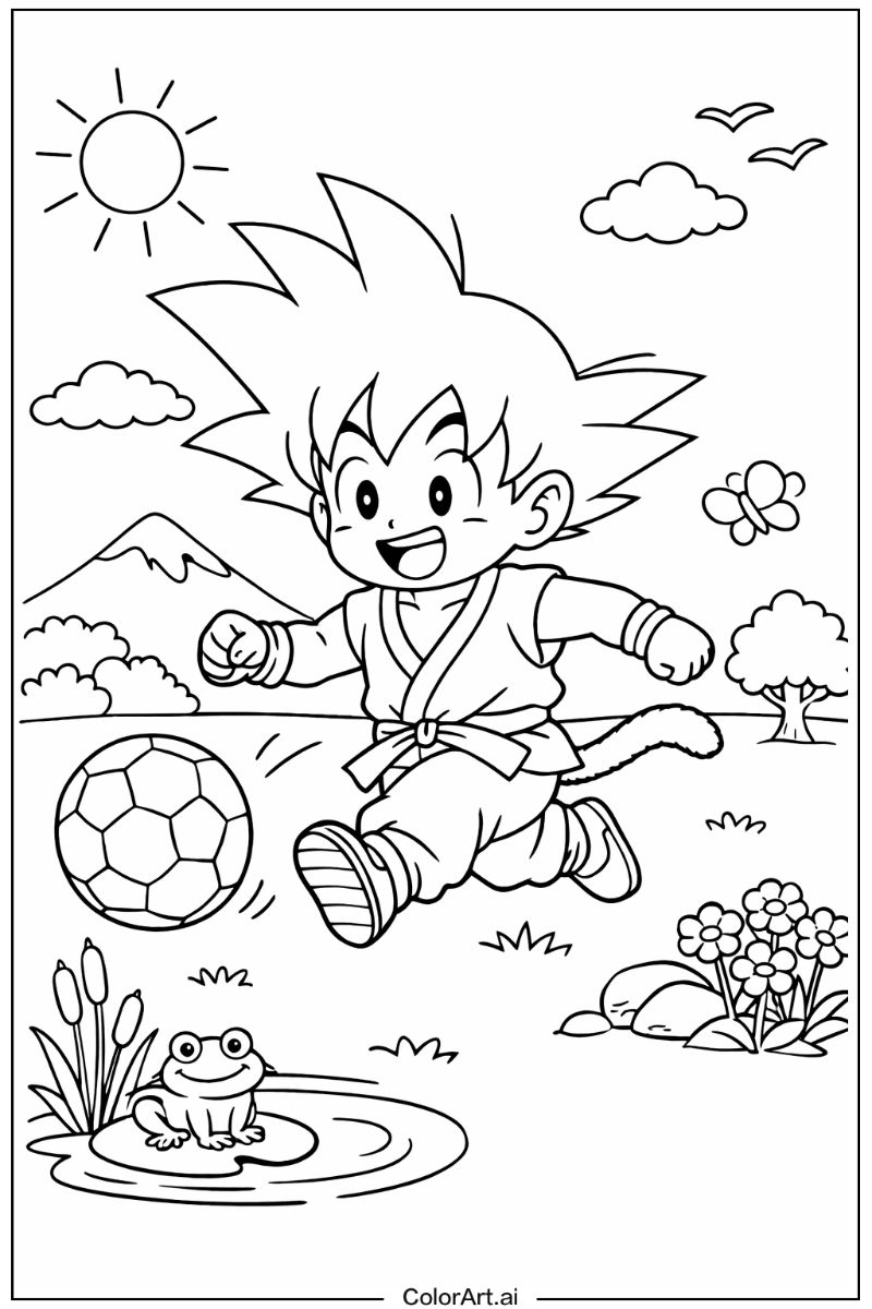 goku Playing Outside 6