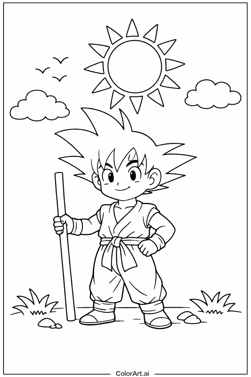 goku Under the Sun