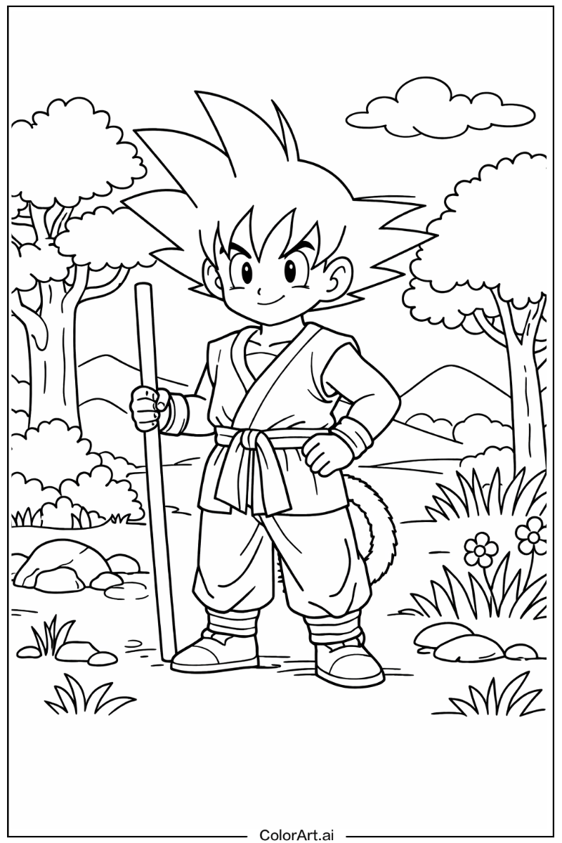 goku in Nature 6