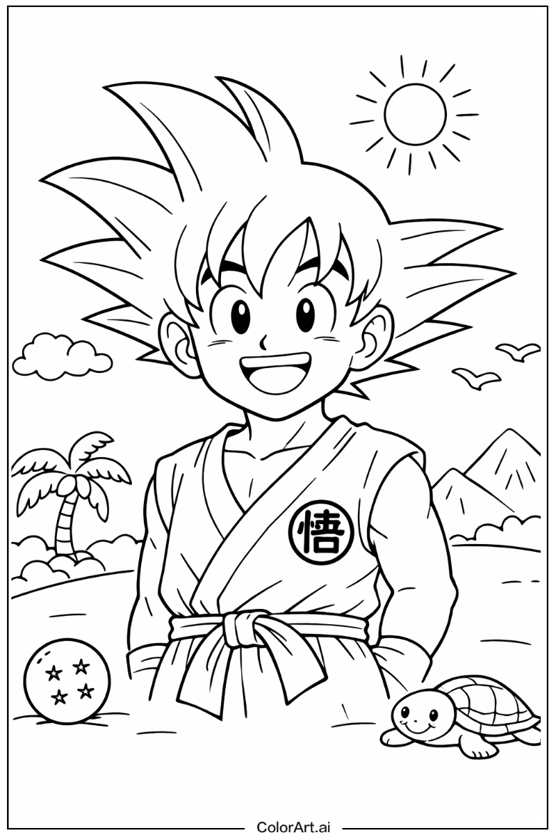 Smiling goku 6