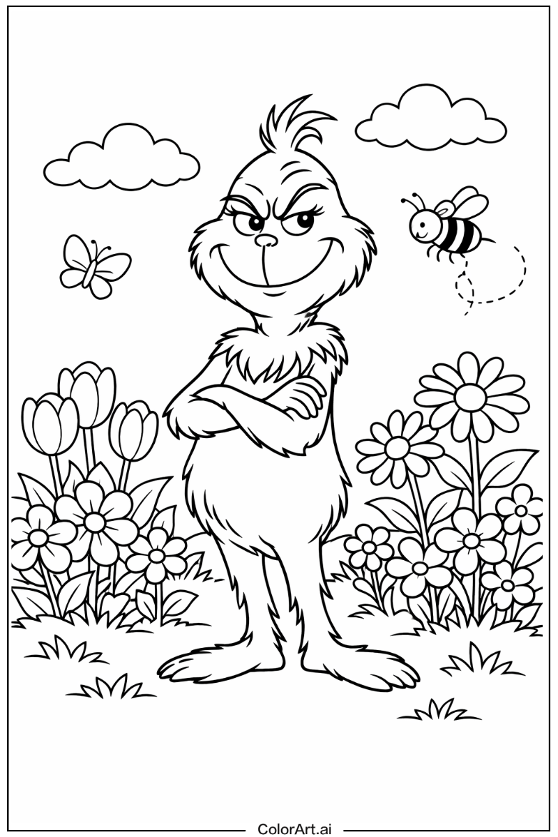 Grinch in a Garden 2