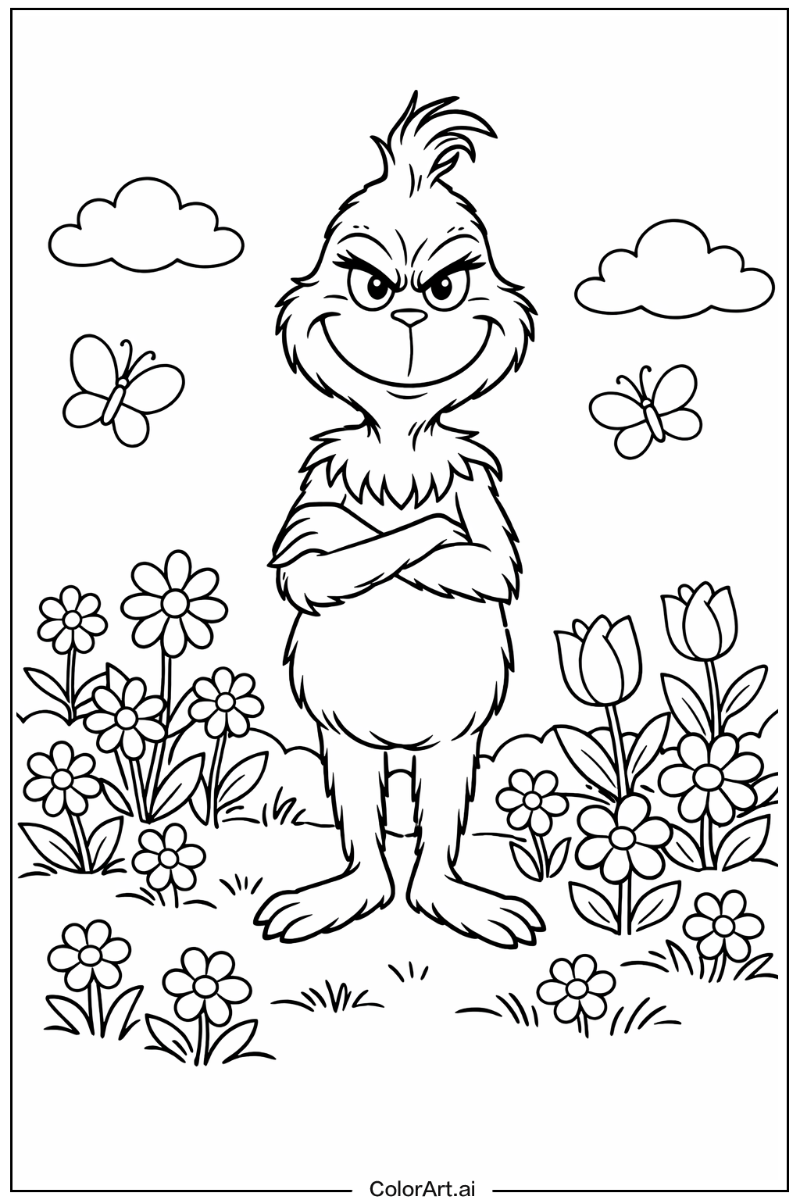 Grinch in a Garden 3